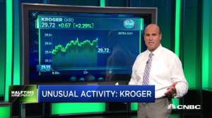 Traders ring up large gains in $KR