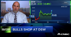 $DSW bulls triple their money