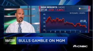 Call prices triple overnight in $MGM