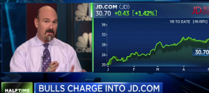 $JD call prices triple overnight