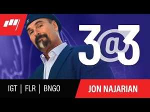 3@3 with Jon Najarian – July 9, 2021 – IGT, FLR, BNGO