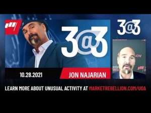 3@3 With Jon Najarian – October 28 – $XBI $FSR $MRK