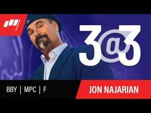 3@3 With Jon Najarian – November 4 – $BBY $MPC $F