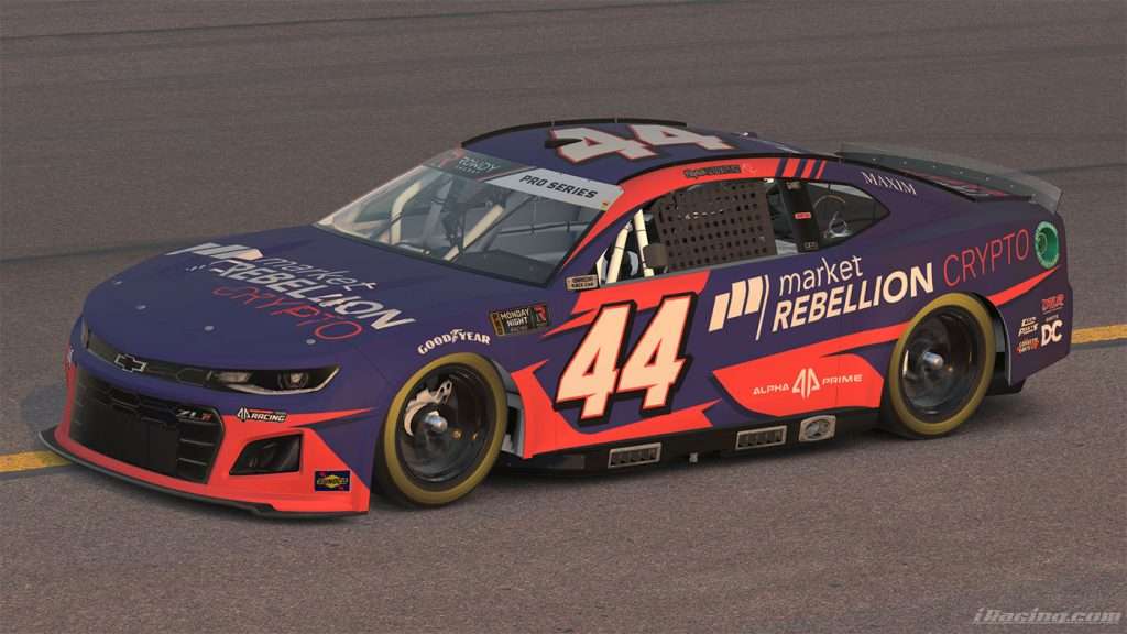 Market Rebellion to sponsor NASCAR driver Rajah Caruth for Monday Night iRacing Playoffs