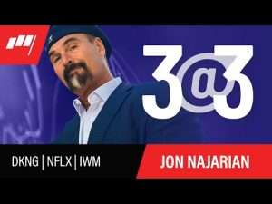 3@3 with Jon Najarian- January 21- $DKNG $NFLX $IWM