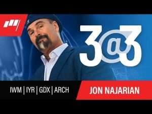 3@3 LIVE with Jon Najarian- June 14- $IWM $IYR $GDX & $ARCH