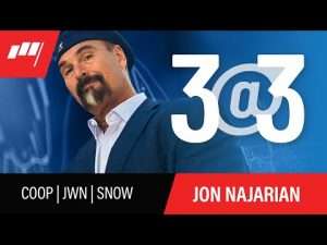 3@3 with Jon Najarian- June 22- $COOP $JWN & $SNOW