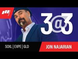 3@3 with Jon Najarian- July 27- $SOXL $EXPE $GLD