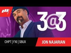 3@3 with Jon Najarian- July 29- $CHPT $FXI & $SBUX