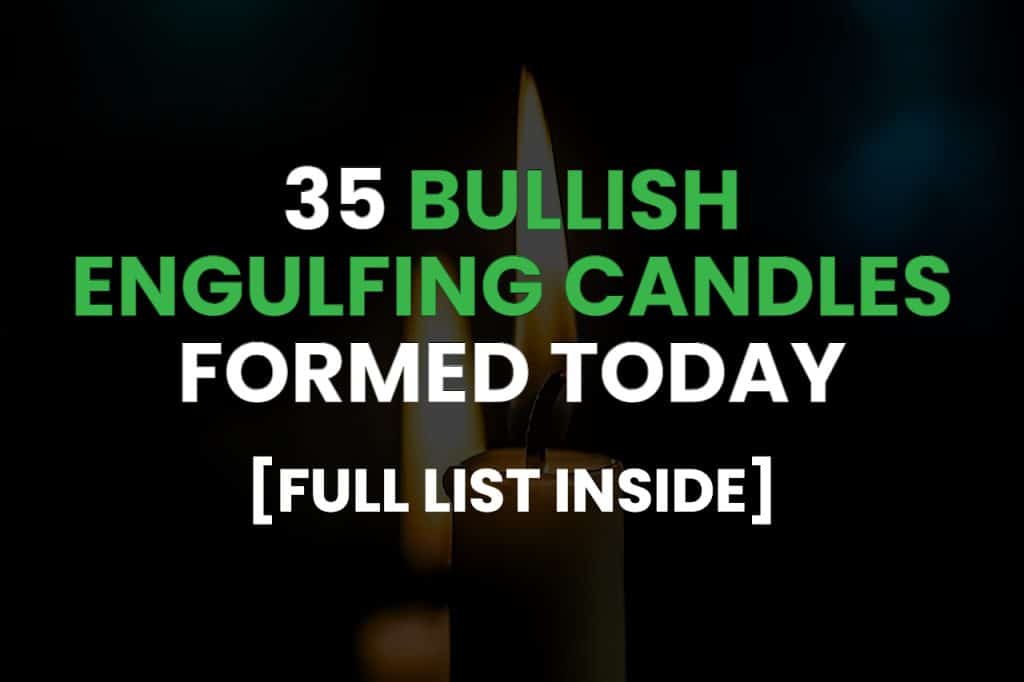 35 Bullish Engulfing Candles Spotted on Daily Charts Today